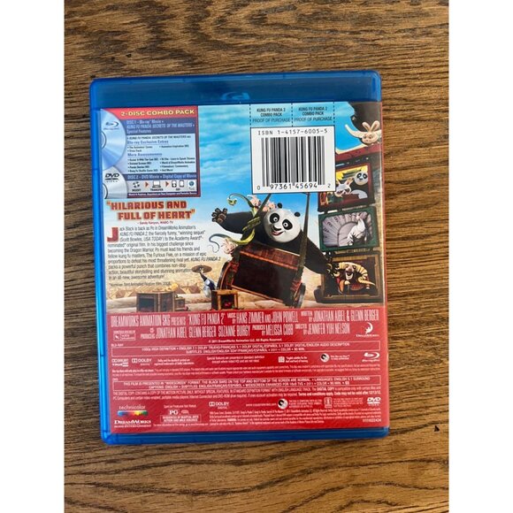Kung Fu Panda 2 Blu-Ray + DVD + Digital Copy Kids Comedy Animated Movie - Picture 4 of 4